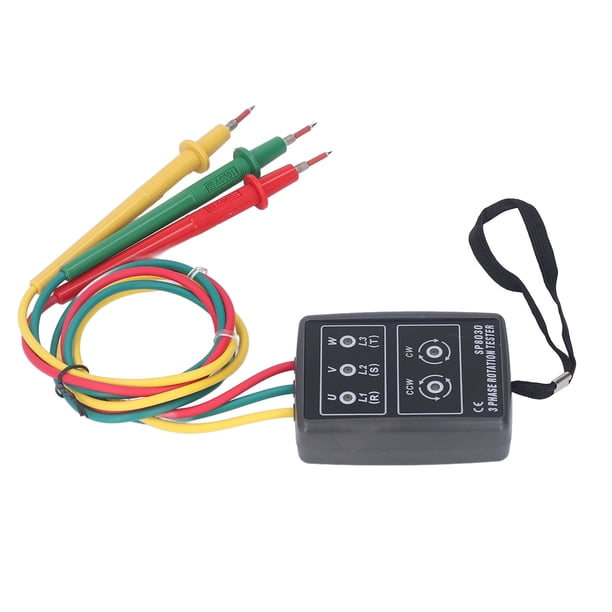 Rotation Meter, 3 Phase Sequence Rotation Double Insulation Phase ...