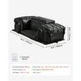 thumbnail image 2 of JWRWEFA 50L ATV Rear Seat Rack Bag with Cushion, 600D Oxford ATV Cargo Storage Bag w/Bottle Holder & Elastic Bungee, Universal Rear Rack Bag for ATV UTV Can-Am, 2 of 12