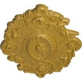 thumbnail image 3 of 30 1/2"W x 20"H x 1 1/2"P Strasbourg Ceiling Medallion Iridescent Gold Finished, 3 of 4
