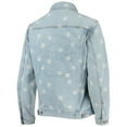 thumbnail image 3 of Women's The Wild Collective Chicago Cubs Allover Print Button-Up Denim Jacket, 3 of 3