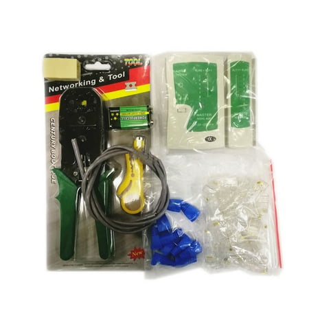 

becarstiay 67pcs Cat5e Cat6 Ethernet LAN Kit Cable Crimper Crimping Tool Wire Stripper Set