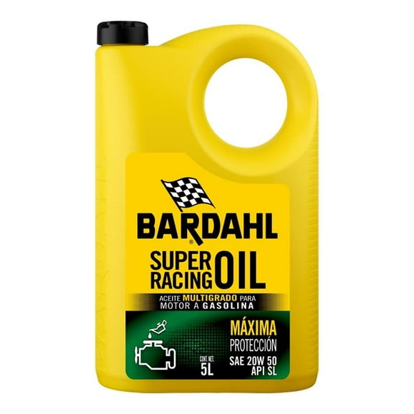 Aceite para Automóvil Bardahl 20 W 50 Sl de 5 Litros
