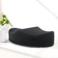 thumbnail image 4 of Memory Foam Seat Cushion, Seat Cushion with Carry Handle Comfortable Cushion for Home Office Chair Pad, Breathable Cushion for Wheelchair - Black, 44.5x24x10.5cm, 4 of 10