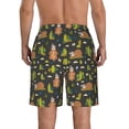 thumbnail image 3 of Naloa Funny Sloths In The Forest Men's Beach Shorts, Surfing shorts, Swim trunks, Quick Dry Swim Trunks for Surfing Beach Fun - XX-Large, 3 of 9