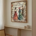 thumbnail image 2 of Vintage Christmas Sign Print Poster Rustic Caro-lers Wall Art Canvas Artwork Home Farmhouse Kitchen Cottage Decoration No Frame, 2 of 6