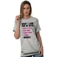 thumbnail image 5 of Funny What I Look In Guys Beagle Dog Women's Graphic T Shirt Tees Brisco Brands S, 5 of 5