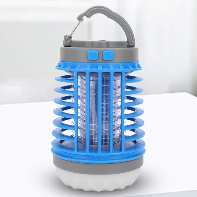 Lámpara Trampa Para Insectos LED Bug Zapper 5V/1A Solar Insect Trampa impermeable para oficina en casa (D) Tmvgtek Para estrenar