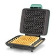 thumbnail image 2 of Dash No-Drip Waffle Maker - Make Any Breakfast, Lunch, & Snacks with Easy Clean, Non-Stick + Mess Free Sides, Aqua, 2 of 6