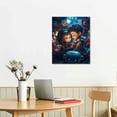 thumbnail image 2 of COMIO Cyberpunk Edgerunners Anime（2） Canvas Poster Wall Art Decor Print Picture Paintings for Living Room Bedroom Decoration Unframe, 2 of 4