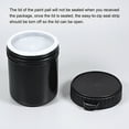 thumbnail image 4 of Unique Bargains Plastic Paint Pail 0.08 -Gallon/300mL with Sealing Strip Lids Black 2Packs, 4 of 6