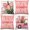 Pink2, variant on 4PCS Spring Pillow Covers 18x18 Inch Pink Flower Car Spring Throw Pillow Covers Sweet Home Spring Pillow Covers Decor Cushion Cases for Farmhouse Holiday Home Couch Sofa