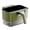 Green, variant on HOARBOEG Green Wall Mounted Kitchen Trash Can with Scraper, No Drilling Hanging Compost Bin, 4L Countertop Mini Waste Bucket for Food Scraps, Wet Garbage, Cabinet Sink Organizer