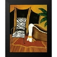 thumbnail image 2 of Sewell, Krista 12x14 Black Modern Framed Museum Art Print Titled - Safari Bath, 2 of 5
