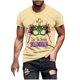 thumbnail image 1 of Camisetas de Manga Corta para Hombre Imprimir Deportes de Manga Corta Cuello Redondo Blusa Algodón Poliéster, Nueva Moda Casual Camiseta para Hombres, 1 of 1