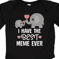 thumbnail image 3 of Inktastic Best Meme Ever Grandchild Boys or Girls Long Sleeve Baby Bodysuit, 3 of 4