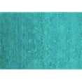 thumbnail image 1 of Ahgly Company Indoor Rectangle Oriental Turquoise Blue Industrial Area Rugs, 7' x 9', 1 of 4
