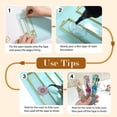 thumbnail image 5 of LET'S RESIN 12pcs Bookmark Bezels for Resin with Tassels, UV Resin Molds for DIY Bookmarks, 5 of 8