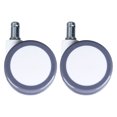 thumbnail image 1 of Quiet Swivel Caster, 2PCS 2.5 Inch Caster Set 11x21 Insert Rod  for Furniture Workbench, 1 of 8