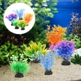 thumbnail image 2 of KAKOWELY 5 adornos de plantas acuáticas simuladas, decoraciones decorativas para peceras., 2 of 5