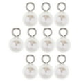 thumbnail image 1 of simhoa 10pcs Ball Pendants Hanging Charms for DIY Jewelry Making 8mm, 1 of 8