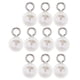 thumbnail image 1 of Colgantes de los encantos de la perla perfecl 10pcs de plástico para joyas 8-14mm plata, 1 of 8