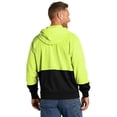 thumbnail image 2 of Cornerstone Enhanced Visibility Fleece Pullover Hoodie CSF01 Safety Yellow, 2 of 2