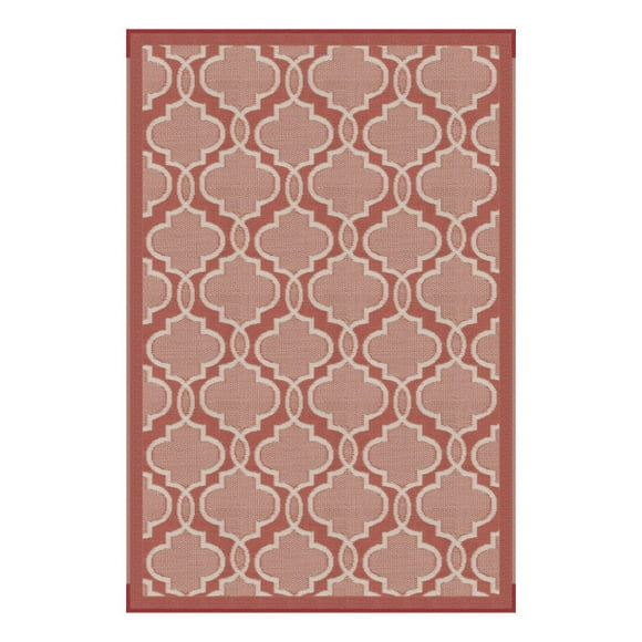 Lippert Components Tapis de Patio 2021028008 Longueur 9 Pieds x Largeur 6 Pieds; Terre Cuite; Polypropylène; Tissu Réversible; Résistant aux UV/moisissures/mildiou; Sans Oeillets/piquets