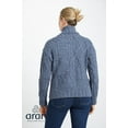 thumbnail image 3 of Irish Merino Wool Cardigan One Button Cable Knitted Sweater for Women by Aran Woollen Mills, 3 of 4