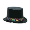 Beistle Celebrate New Year Topper Hat One Size Black 88623-25