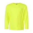 thumbnail image 4 of AllPro 48400Y Pro-Lock Youth Performance Long Sleeve T-Shirt-Neon Yellow-M, 4 of 6