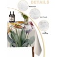 thumbnail image 2 of Colorful Tulips Floral Table Cloth, Waterproof Tablecloth for Rectangle Tables, Modern Art Watercolor Pastoral Reusable Washable Fabric Table Cover for Restaurant Kitchen Dining Tables 60"x120", 2 of 9
