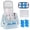 Blue, variant on Wearable Breast Pump Bag with Cooler Compartment Fits for Willow/Eufy/Elvie/Momcozy M5/S12 Pro/Medela, Breast Milk Travel Tote Bag with Ice Pack & Waterproof Mat,Black