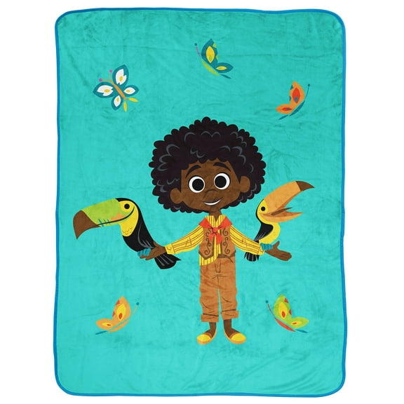 Disney Encanto Family Madrigal Antonio 46 x 60 inch Kids Throw Blanket, 100% Microfiber
