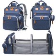 thumbnail image 1 of Mochila para pañales Astro Alan Baby Changing Station, azul, 1 of 7