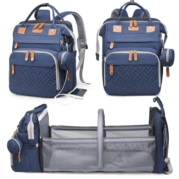 Mochila para pañales Astro Alan Baby Changing Station, azul