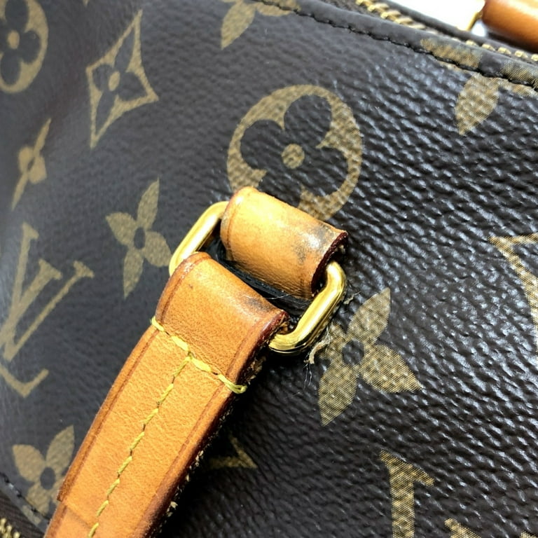 Pre Owned Louis Vuitton M42267 Monogram Tote Bag Shoulder Bag Brown GoldHardware Fair Walmart