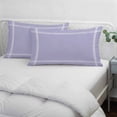 thumbnail image 4 of Pure Lavender Pillow Covers 12"x20", Simple Solid Color Soft Brushed Microfiber Breathable Throw Pillow Covers, Decorative Pillowcase with Zipper for Couch Sofa Bedroom Living Room, 4 of 9