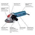 thumbnail image 2 of Amoladora Angular Bosch GWX10-45E 4.5" X-Lock 10 Amperios, 2 of 9