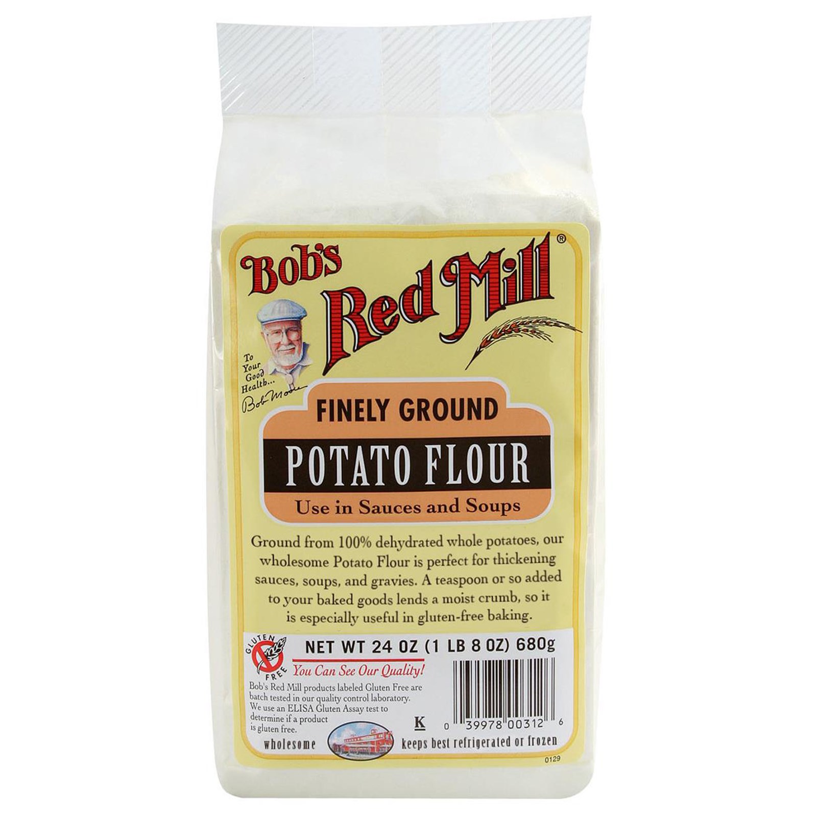 Bob's Red Mill, Finely Ground Potato Flour, Gluten Free, 24 oz (pack of