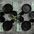 thumbnail image 5 of Zuma Stoneware Plates, Bowls, & Mugs Dinnerware Set - Matte Black, Service for Four (16pcs), 5 of 6