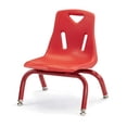 thumbnail image 7 of Stacking Chair with Powder-Coated Legs - 8" Ht - Red, 7 of 7