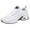 White, variant on Walking Shoes for Men Women Non Slip Lace up Lightweight Casual Sneakers Athletic Cushioned Fashion Slip on Work Shoes Pink Size 8