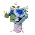 thumbnail image 1 of Ramo de flores de ganchillo, adorno floral de punto hecho a mano, decoración floral de hilo, regalo para el Día de la Madre, cumpleaños y Navidad., 1 of 8