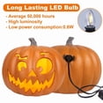 thumbnail image 5 of DUNCHATY 11" Halloween Glowing Jack O'Lantern, Indoor/Outdoor Halloween Decor for Garden, Party, Windows, Doorstep, 5 of 8