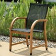 thumbnail image 5 of Amazonia Meadow Breeze 5-Piece Teak Finish Wood 100% FSC Patio Dining Set, 5 of 14