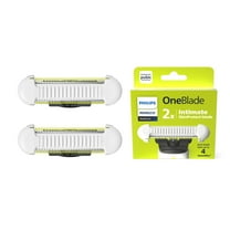 Philips Norelco New Oneblade Intimate Replacement Blade, White, 2 Pack