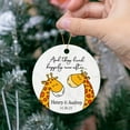 thumbnail image 5 of Personalized Couple Giraffe First Christmas Together Ornament, and They Lived Happily Ever After Ornaments Gifts for Mr Mrs Married Engaged, Custom Names & Date Couple Together Anniversary Ornaments, 5 of 6
