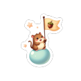 thumbnail image 3 of cartoon Hamster Theme Stickers, Waterproof Hamster Theme Sticker for Water Bottle Laptop Phone Cases Planner Skateboard Luggage Helmet Party Favor Decor, Ideal for Adults Teens Teacher Rewards, 3 of 9
