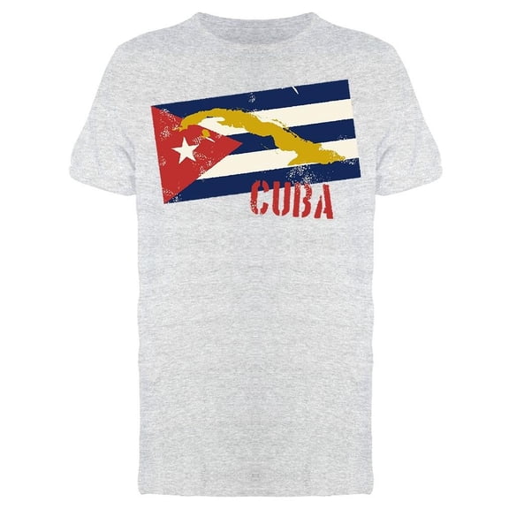 Vintage Cuba Map Tee Men's -Image by Shutterstock