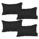 thumbnail image 1 of Cojin Riñonera Decorativa Rectangular Set de 4 Centaurus Negro, 1 of 4